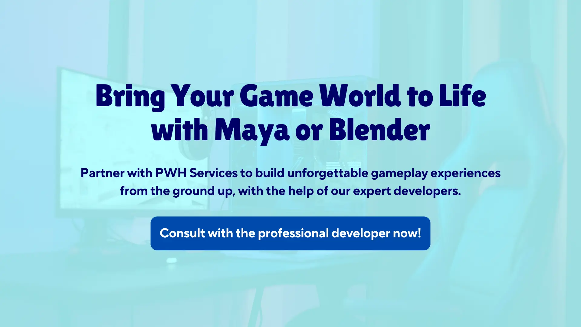 bring your game world to life with maya or blender