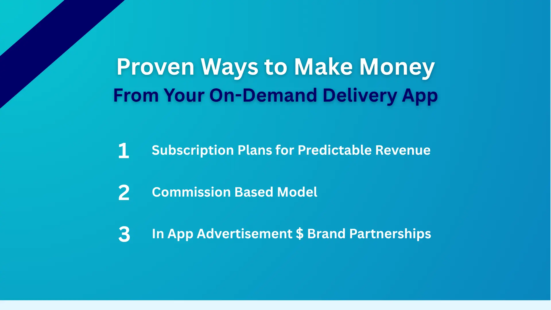 How to Build a Successful On-Demand Delivery App Guide? 5 proven ways to make money from your on demand delivery app
