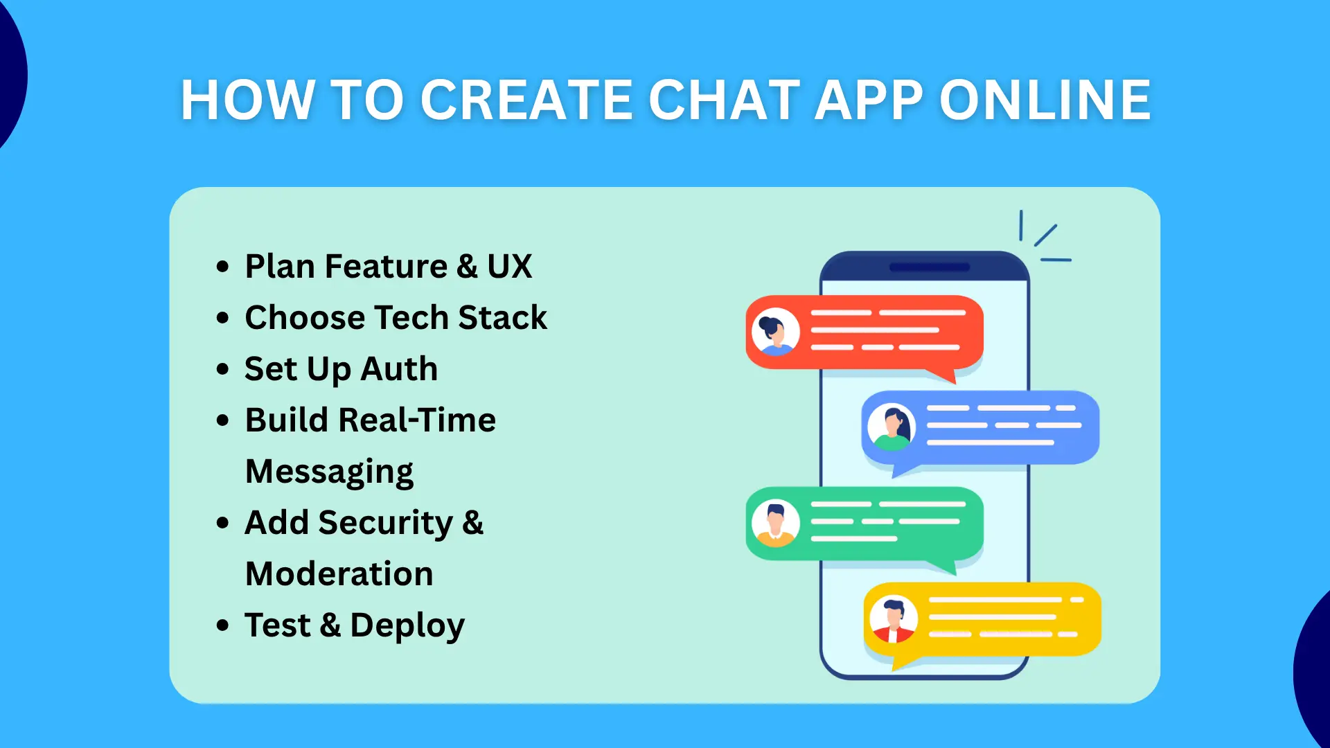 how to create chat app online