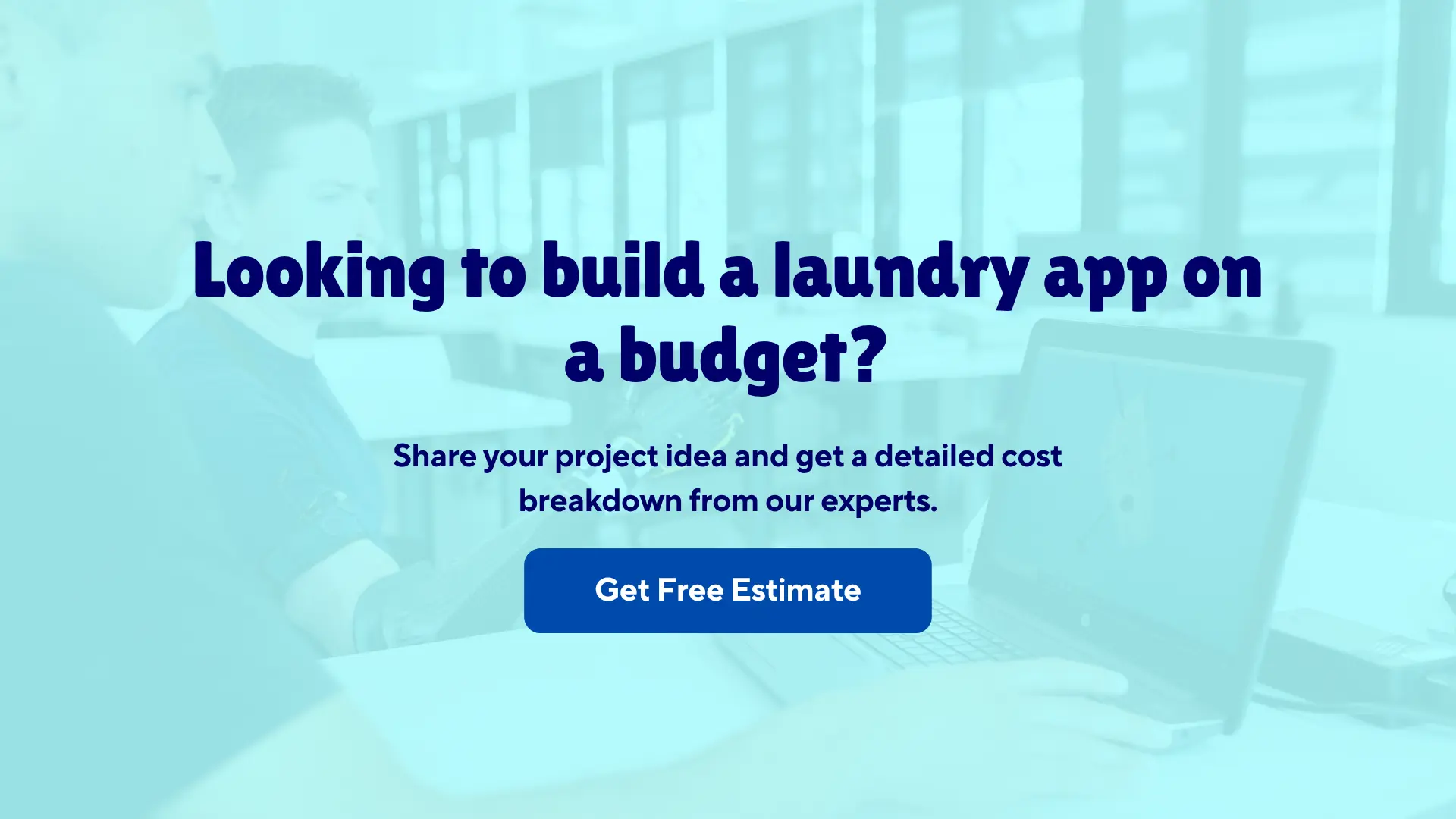 looking to build a laundry app on a budget