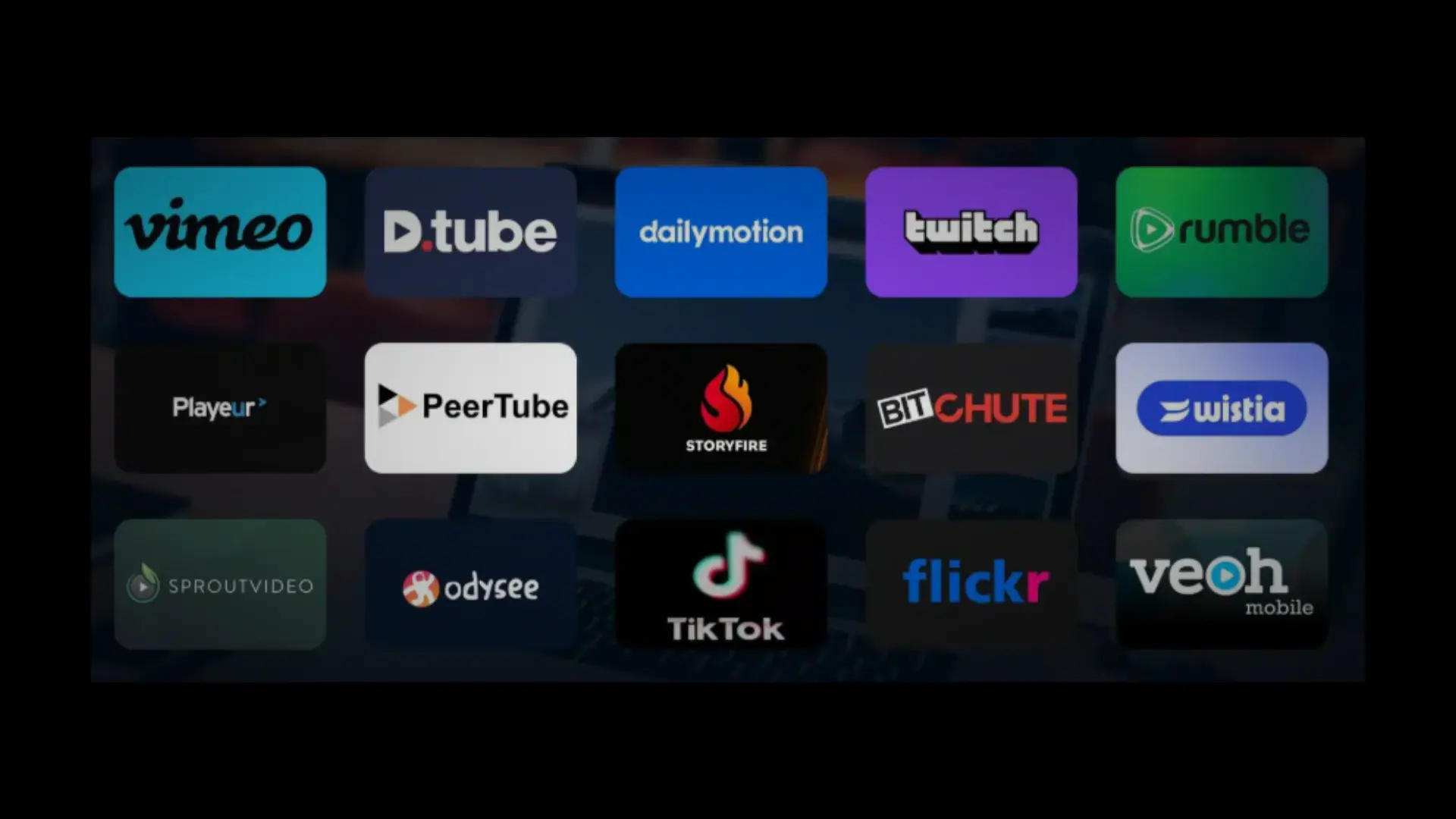 Ad-Free YouTube Alternatives for Seamless Streaming 4 video streaming platform logos