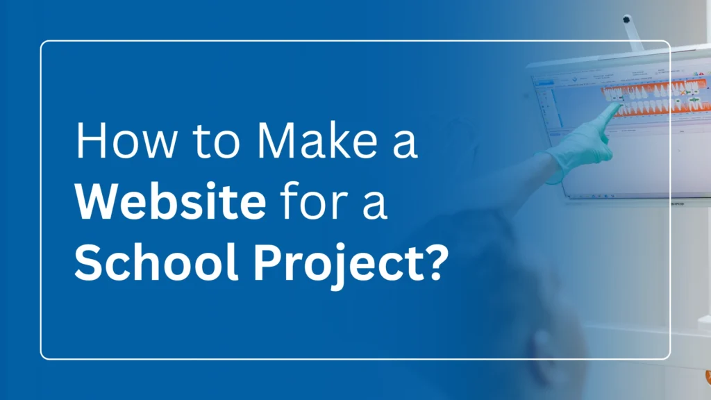 How to make a website for a school project