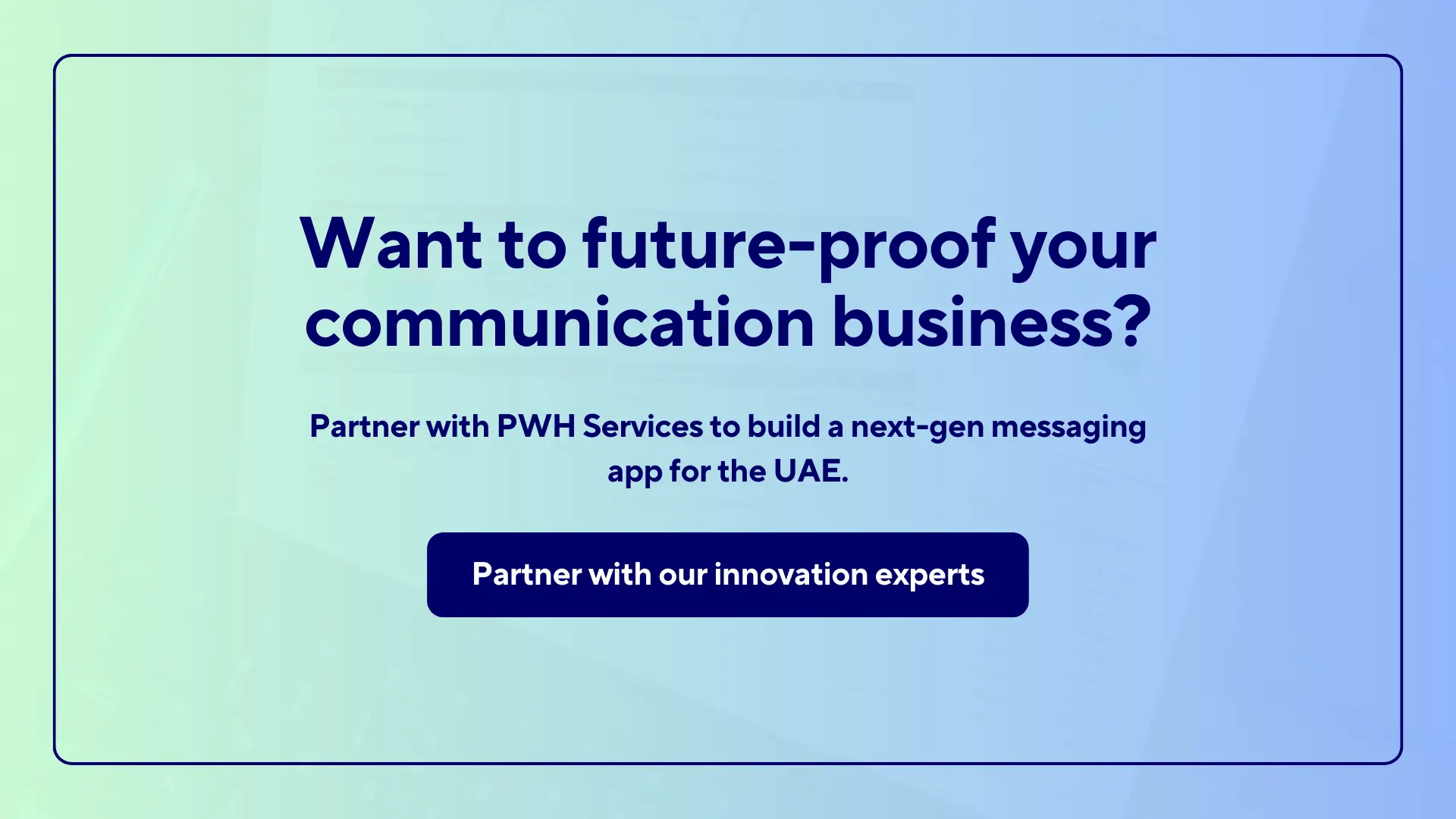 Want to future-proof your communication business