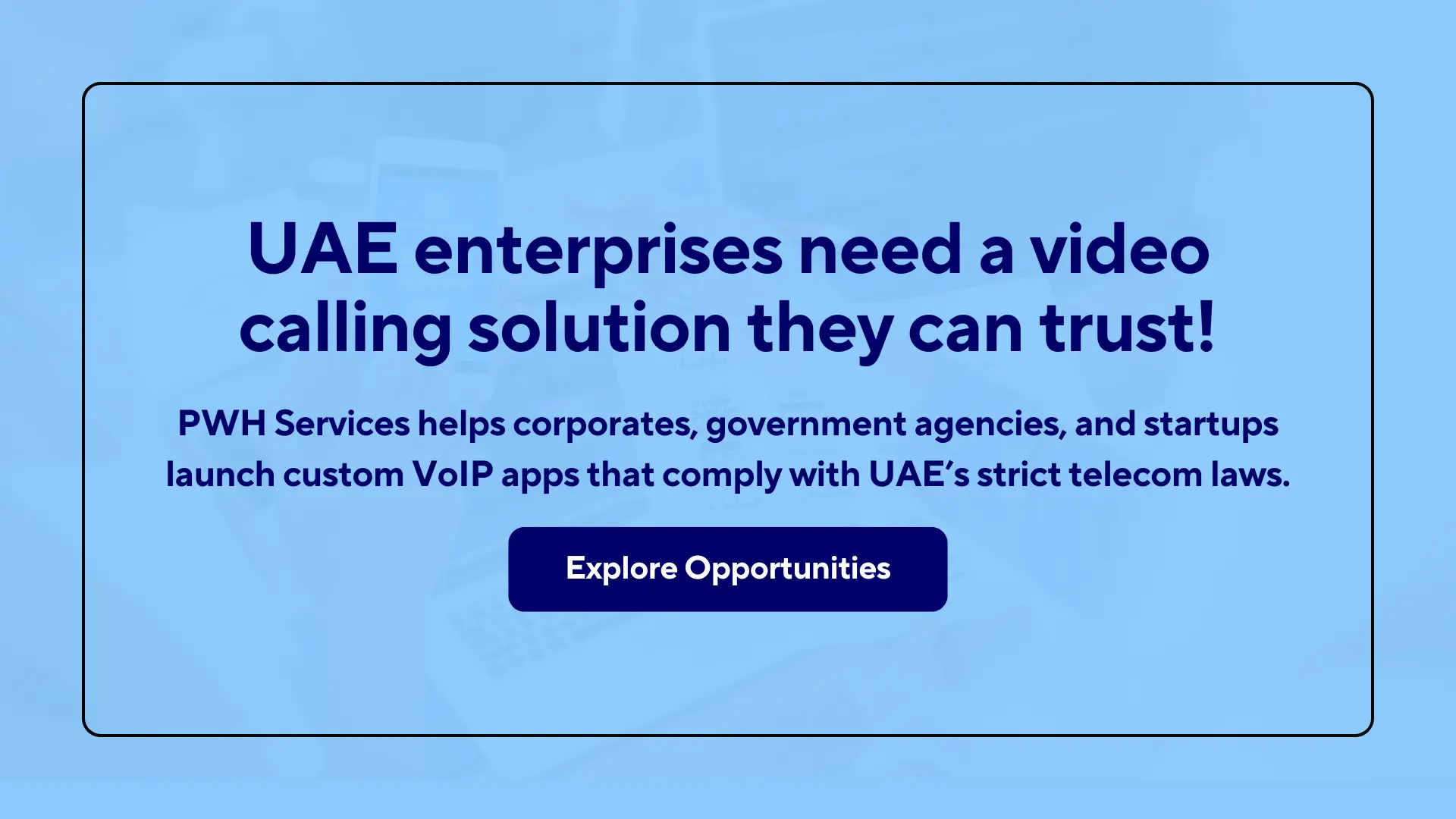 UAE enterprises need a video calling solution they can trust