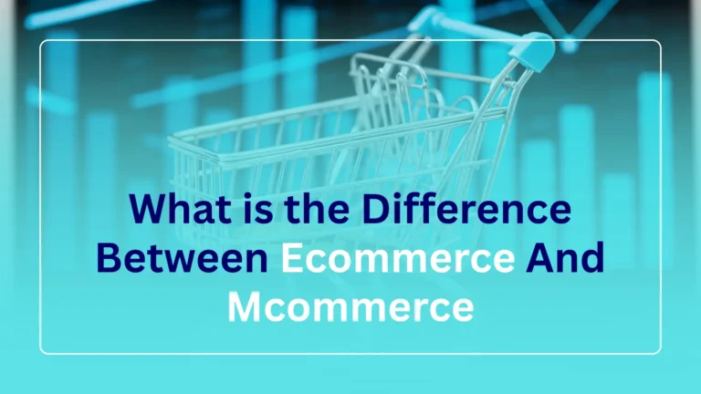 What is the Difference Between Ecommerce And Mcommerce