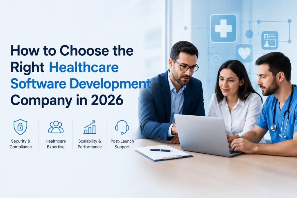 How to Choose the Right Healthcare Software Development Company in 2026 4 Healthcare Software Development Company