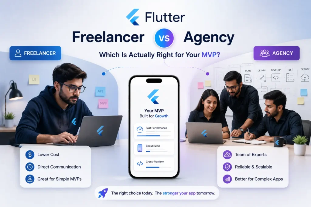 Flutter developer freelancer vs agency