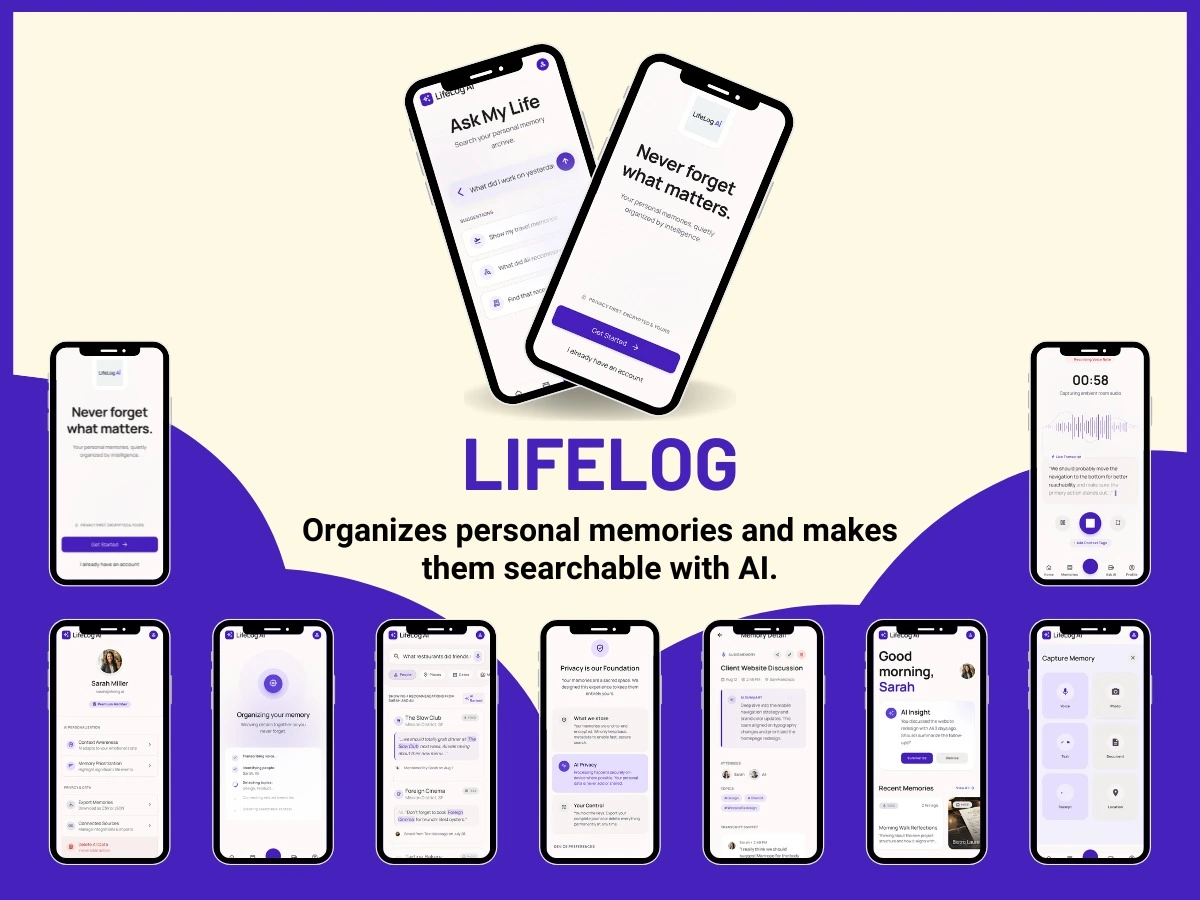 Portfolio 1 LifeLog AI