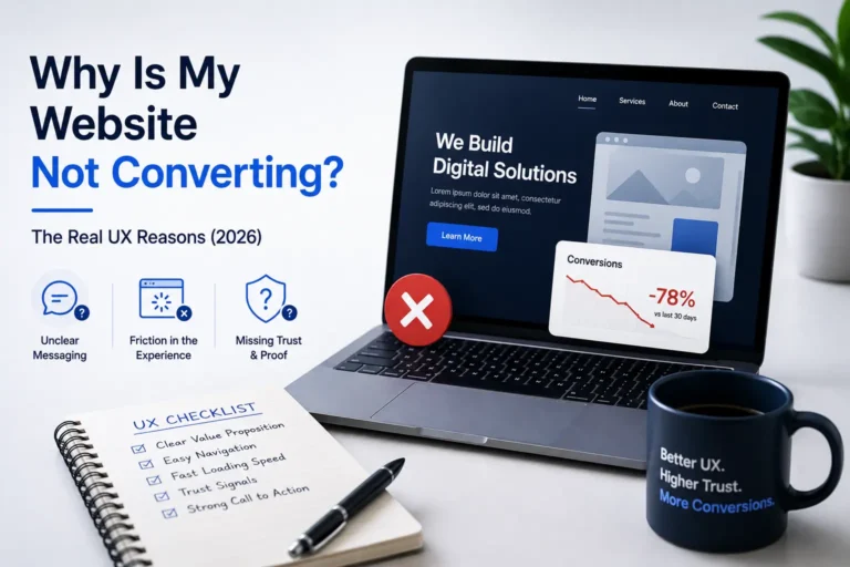 Why Is My Website Not Converting? The Real UX Reasons (2026)