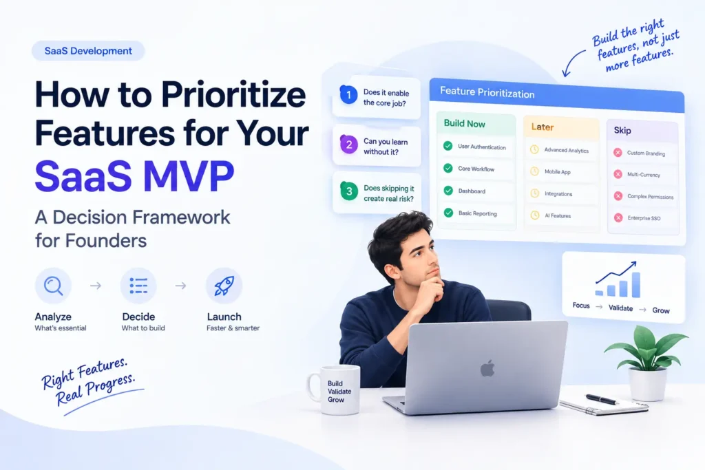 Prioritize Features for Your SaaS MVP
